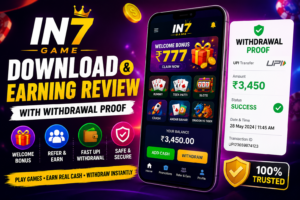 The In7 game download, Earnings Review, and withdrawal proof